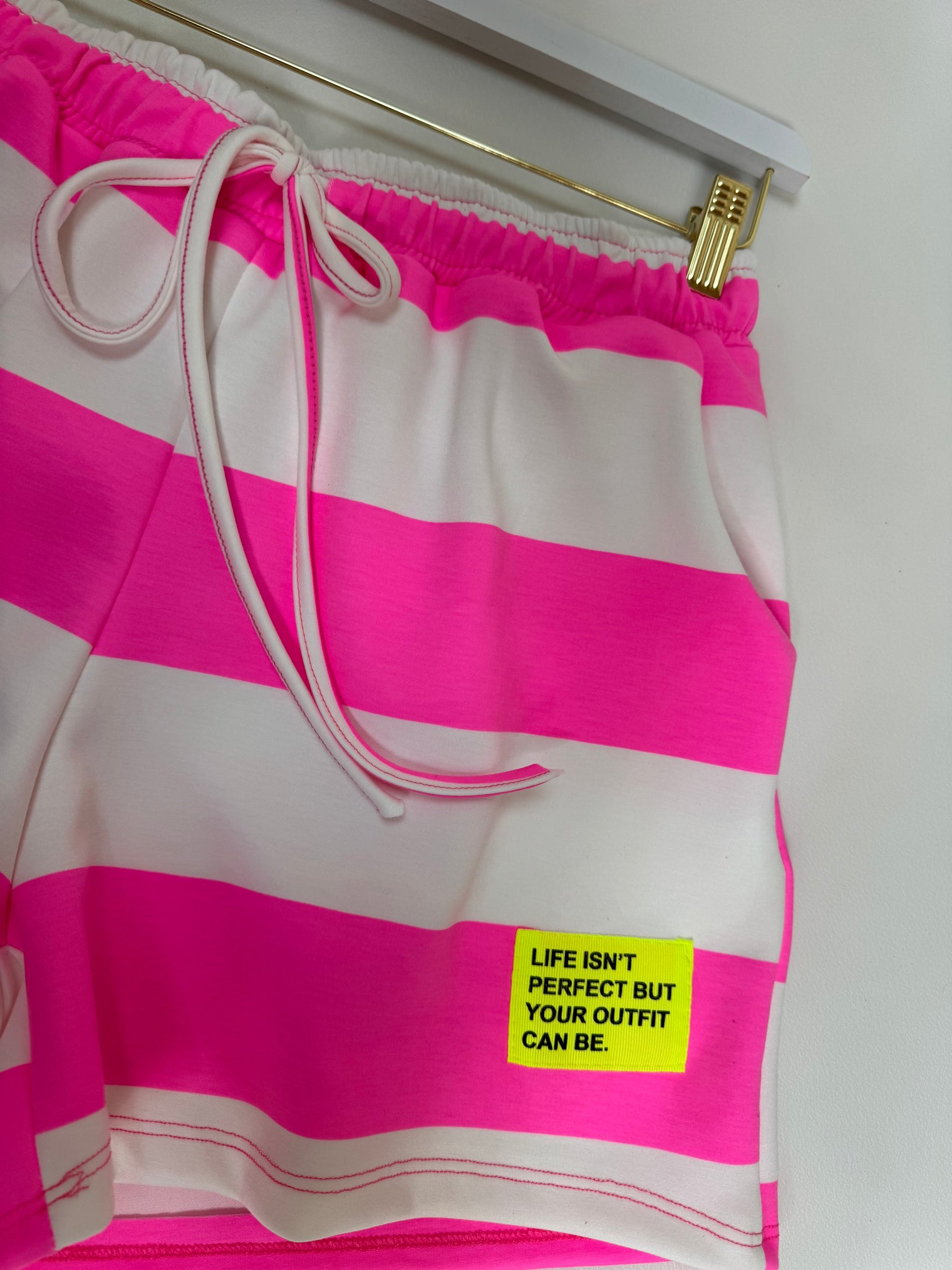 Butterstoff Sommer Set PERFECT OUTFIT weiß/pink