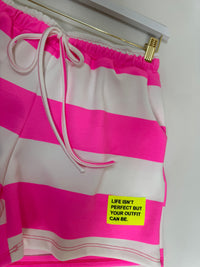 Butterstoff Sommer Set PERFECT OUTFIT weiß/pink