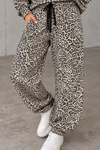 Sweat Pants LEO CRUSH creme