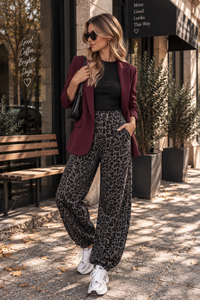 Stretch Butterstoff Blazer OVER THE CLOUDS burgundy