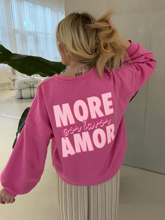 Sweater MORE AMOR pink