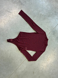 Mesh Body transparent SPARKLE MOMENT burgundy