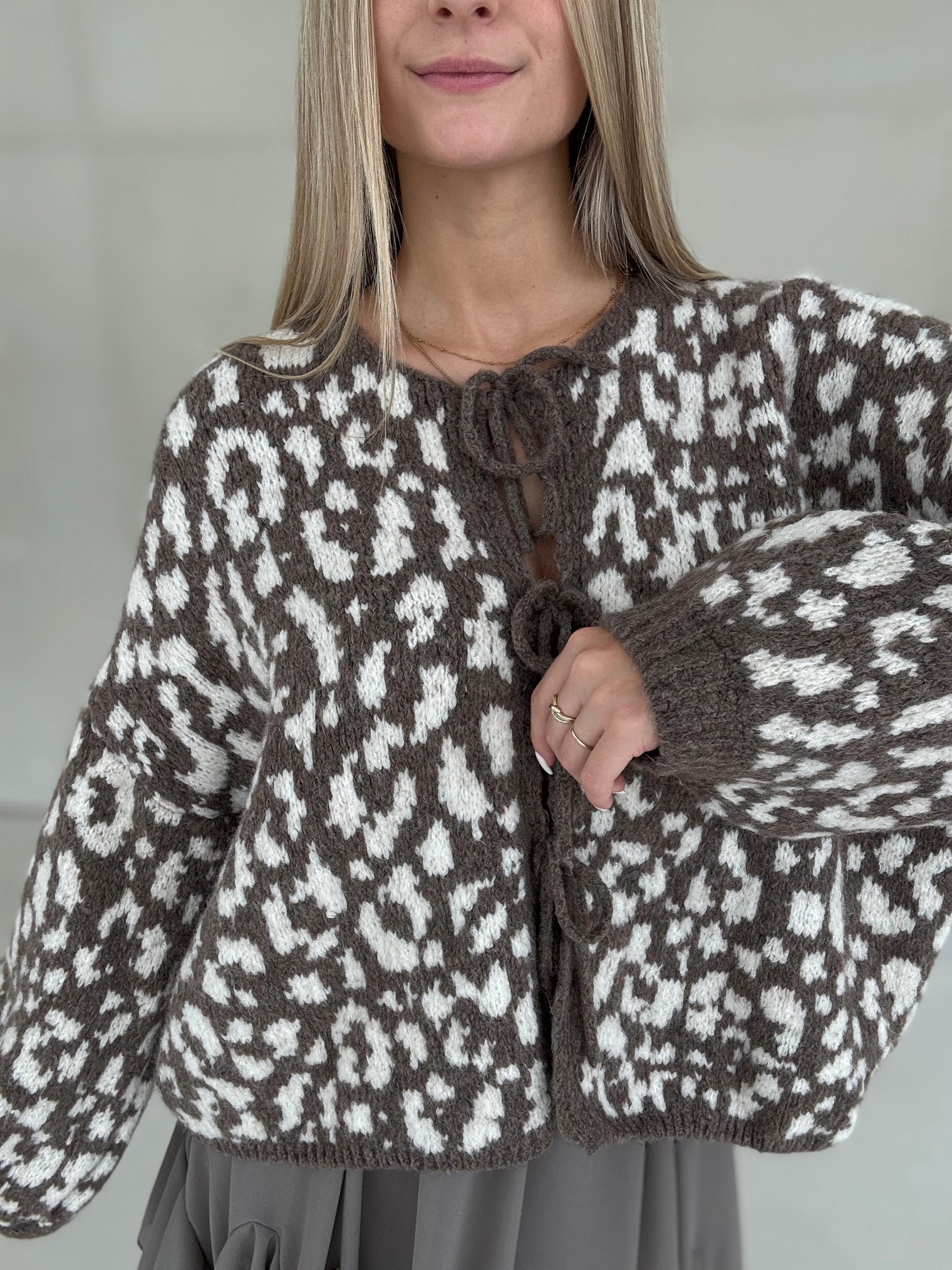 Strickjacke MOCHA MOUSSE LEO zum binden