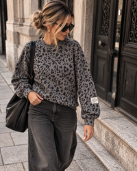 Butterstoff Sweater PERFECT OUTFIT anthrazit/schwarz REH
