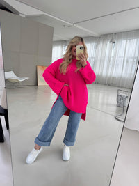 Pullover hot fuchsia COZYNESS OVERLOAD