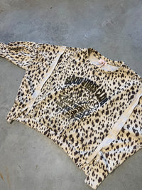 Butterstoff Sweater Good Vibes Club beige/chocolate REH