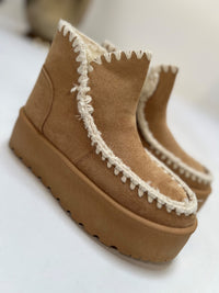 Plateau Boots COZY CAMEL