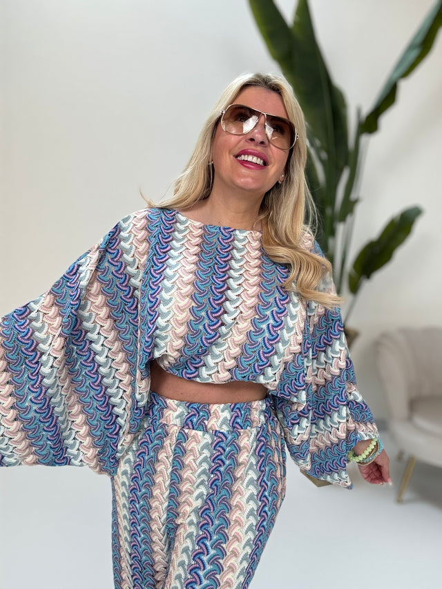 Summer Shirt Blue Flieder