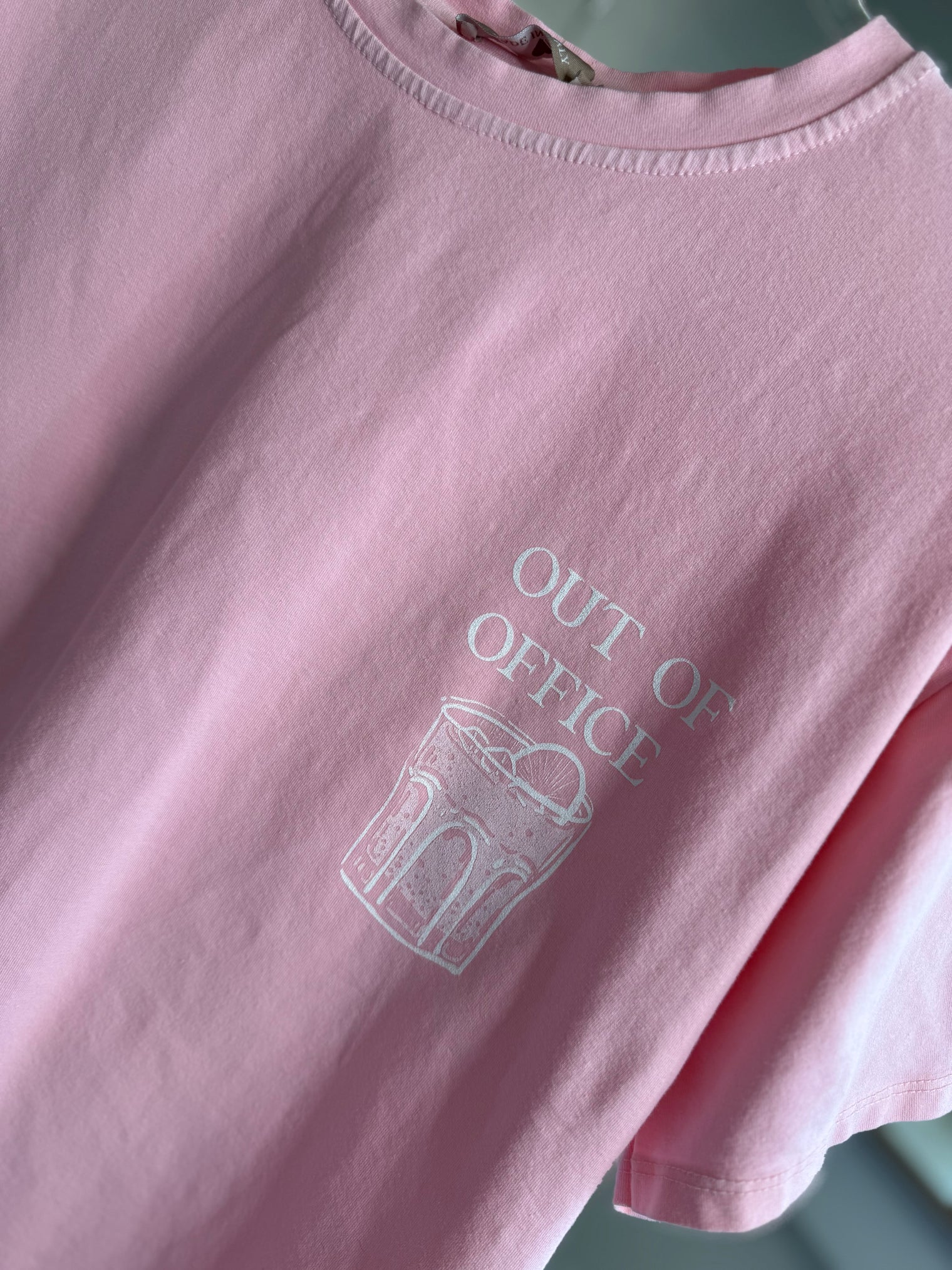 Statement Shirt out of Office Rosa