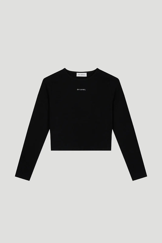 OH APRIL Ica Longsleeve black