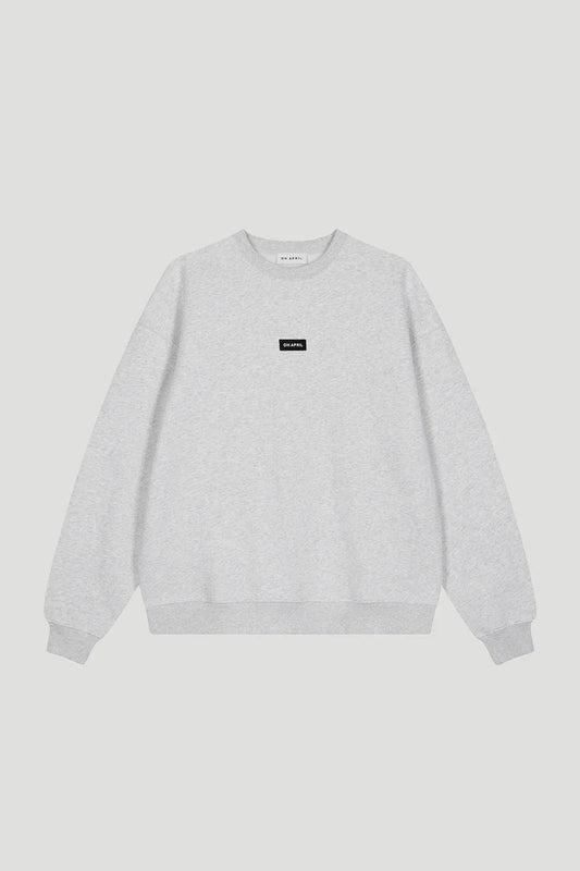 OH APRIL Oversized Sweater grey melange