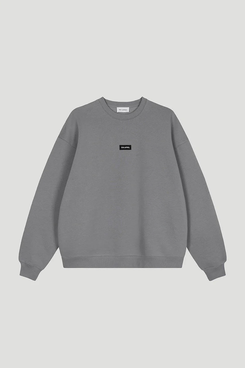 OH APRIL Oversized Sweater dark grey