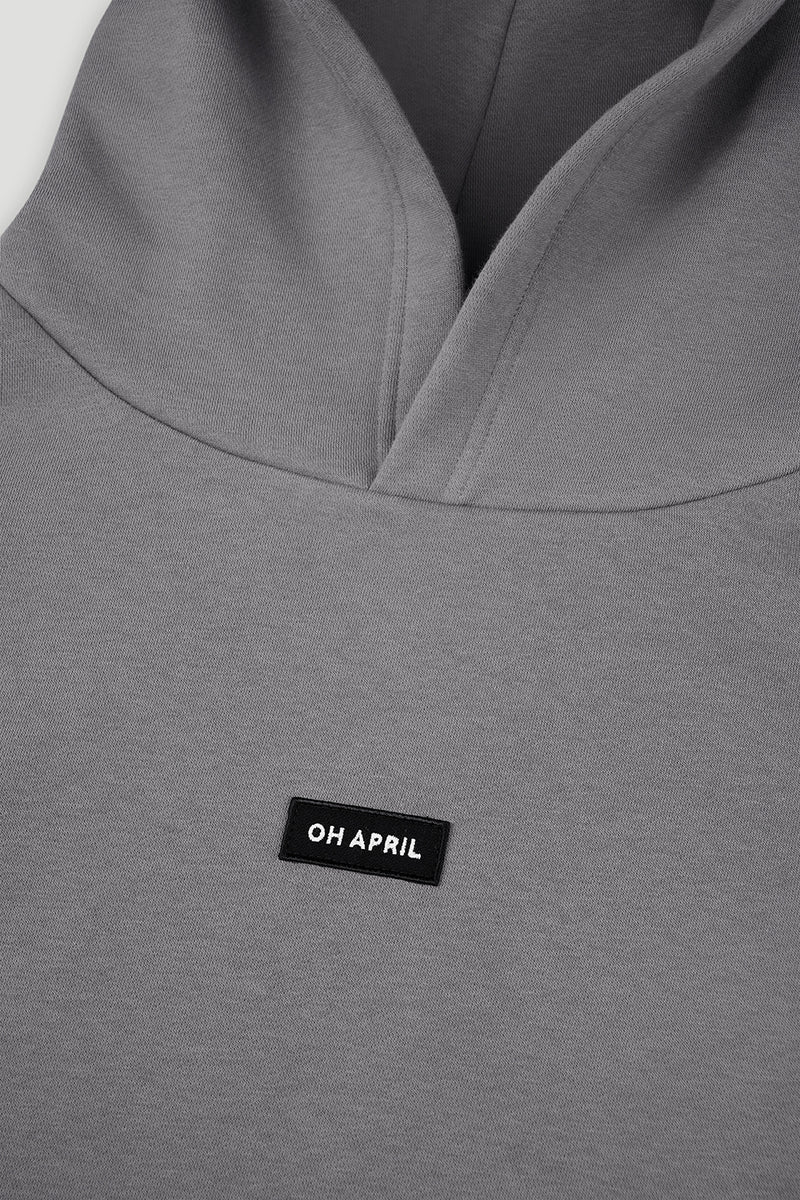 OH APRIL Boyfriend Hoodie dark grey