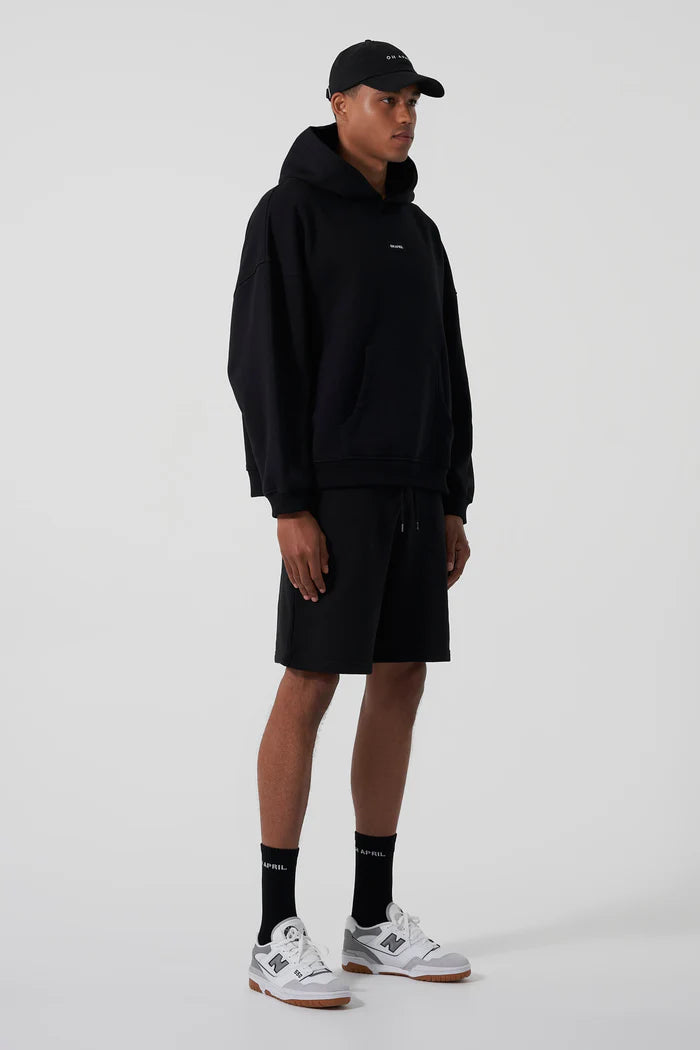 OH APRIL Boyfriend Hoodie black