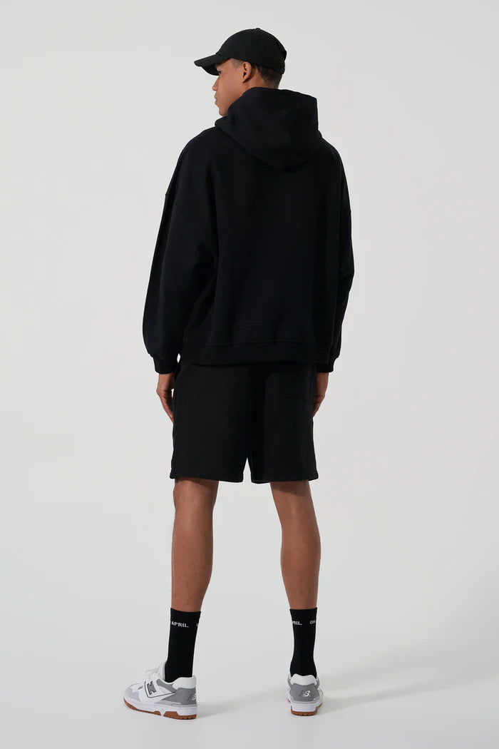 OH APRIL Boyfriend Hoodie black