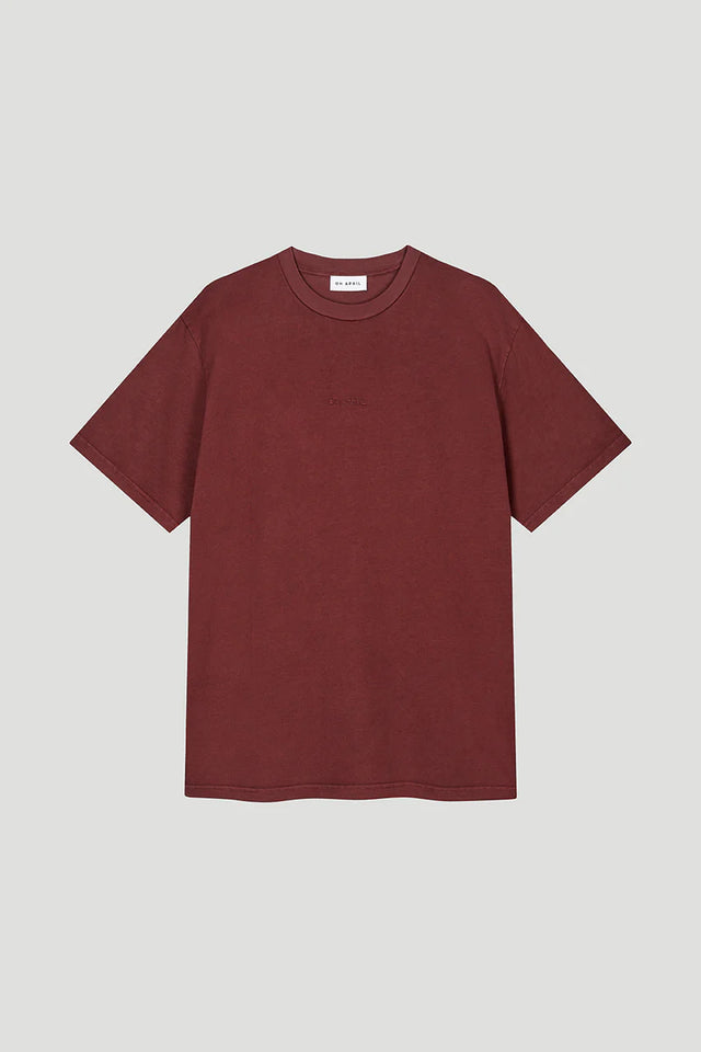 OH APRIL BF T-Shirt Muse Cherrywood