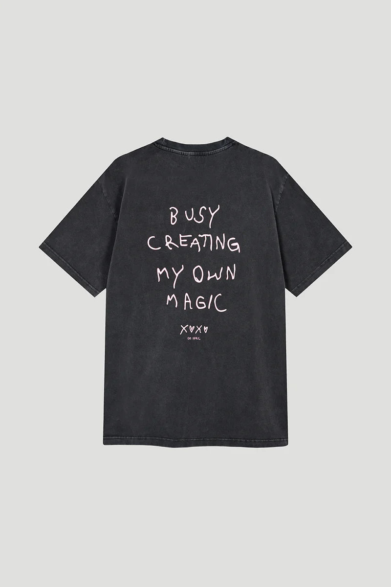 OH APRIL BF T-Shirt Own Magic Dark Grey