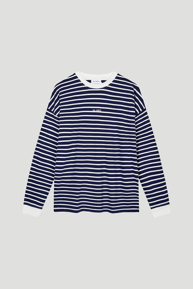 OH APRIL Venetia Striped Longsleeve Blackberry
