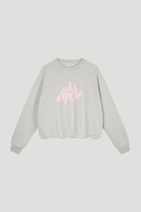 OH APRIL Zafira Balloon Sweatshirt Light Grey