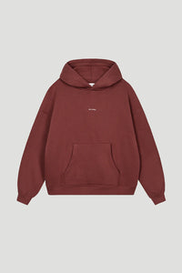 OH APRIL Boyfriend Hoodie Cherrywood