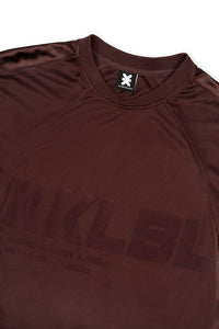 KARO KAUER JERSEY T-SHIRT CROPPED BROWN