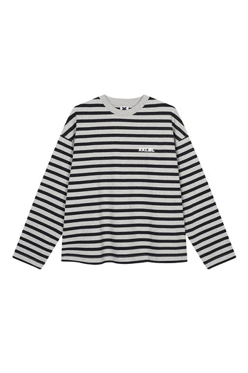 KARO KAUER LONGSLEEVE CROPPED STRIPES