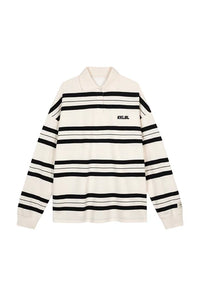 KARO KAUER POLOSHIRT STRIPES KKLBL