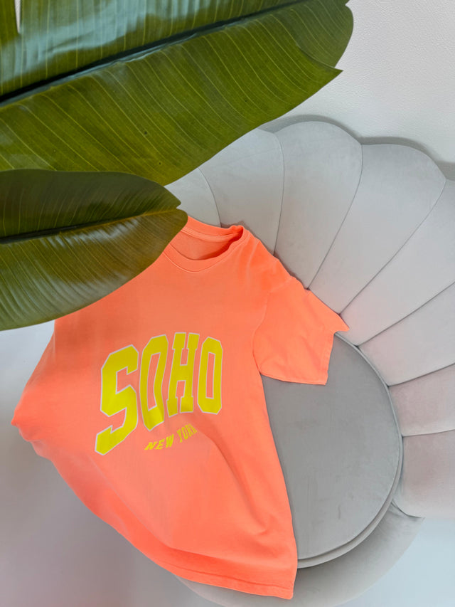 Statement Shirt peach SOHO gelb