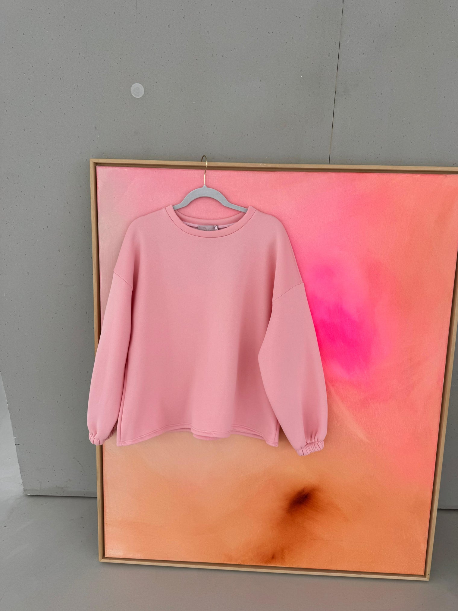 Sweater rosa GOODVIBES rainbow