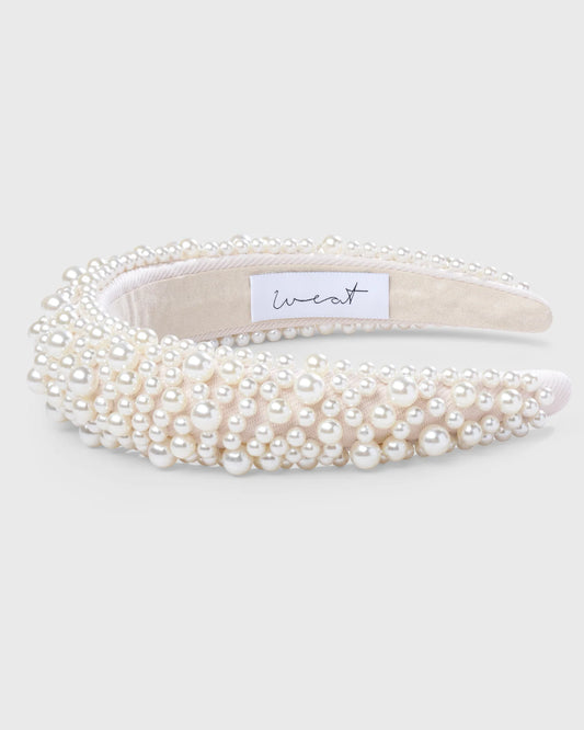 weat Headband White Pearl 7040-1259