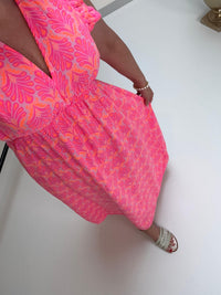 Signature Musselin Kleid rosa ORNAMENTS pink