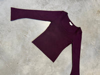 Longsleeve ROMANTIC – burgundy