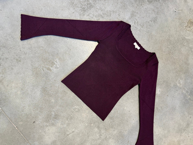 Longsleeve ROMANTIC – burgundy