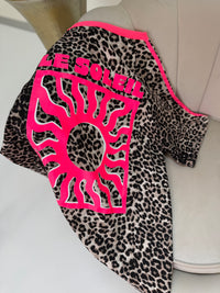 Statement Shirt leo LE SOLEIL mit seitlichen Streifen