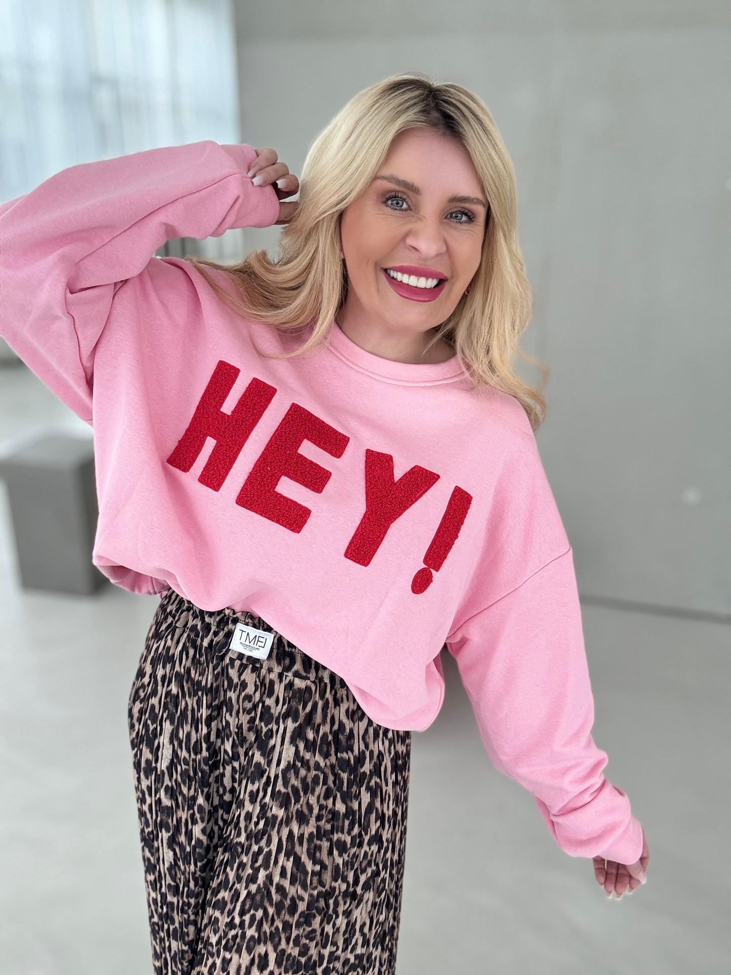 Sweater HEY rosa l