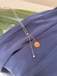 Schnurkette silber mit Anhänger LOVE FOREVER