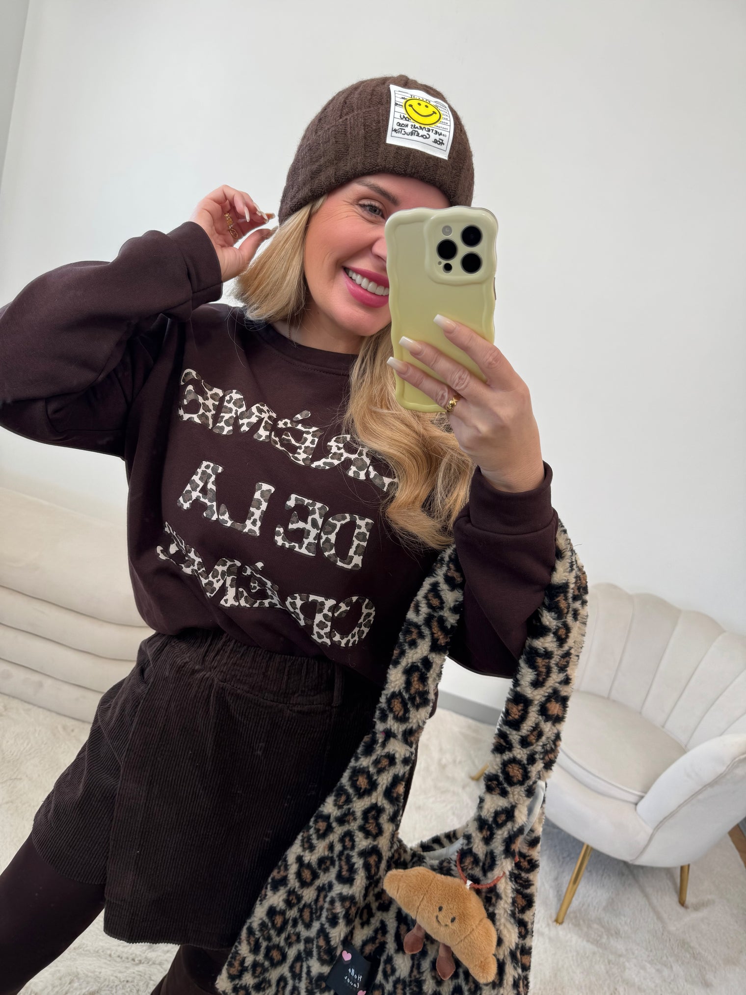 Sweater chocolate LEO LOVER