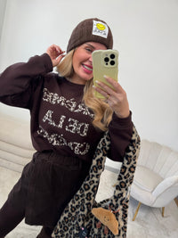 Sweater chocolate LEO LOVER