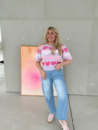 Pullover flieder COLORFUL HEARTS