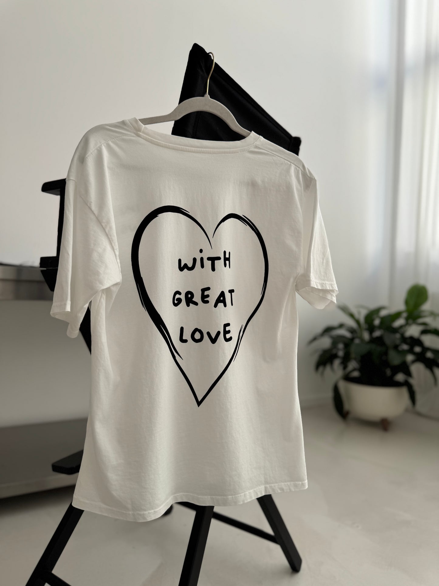 Statement Shirt DO SMALL THINGS WITH GREAT LOVE weiß