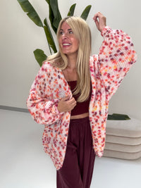 Strickjacke HAPPY DOTS zum offen tragen