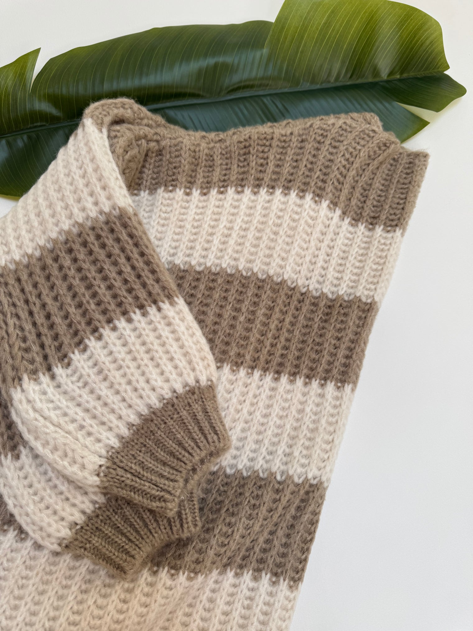 Strickjacke ONLY COZY VIBES creme/soft taupe