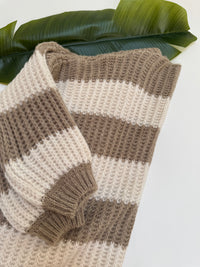 Strickjacke ONLY COZY VIBES creme/soft taupe