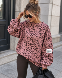 Butterstoff Sweater PERFECT OUTFIT rose/braun REH