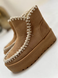 Plateau Boots COZY CAMEL