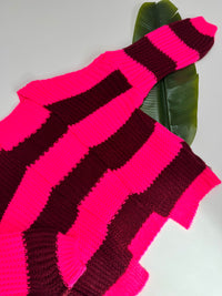 Strickjacke ONLY COZY VIBES pink/cherrybraun