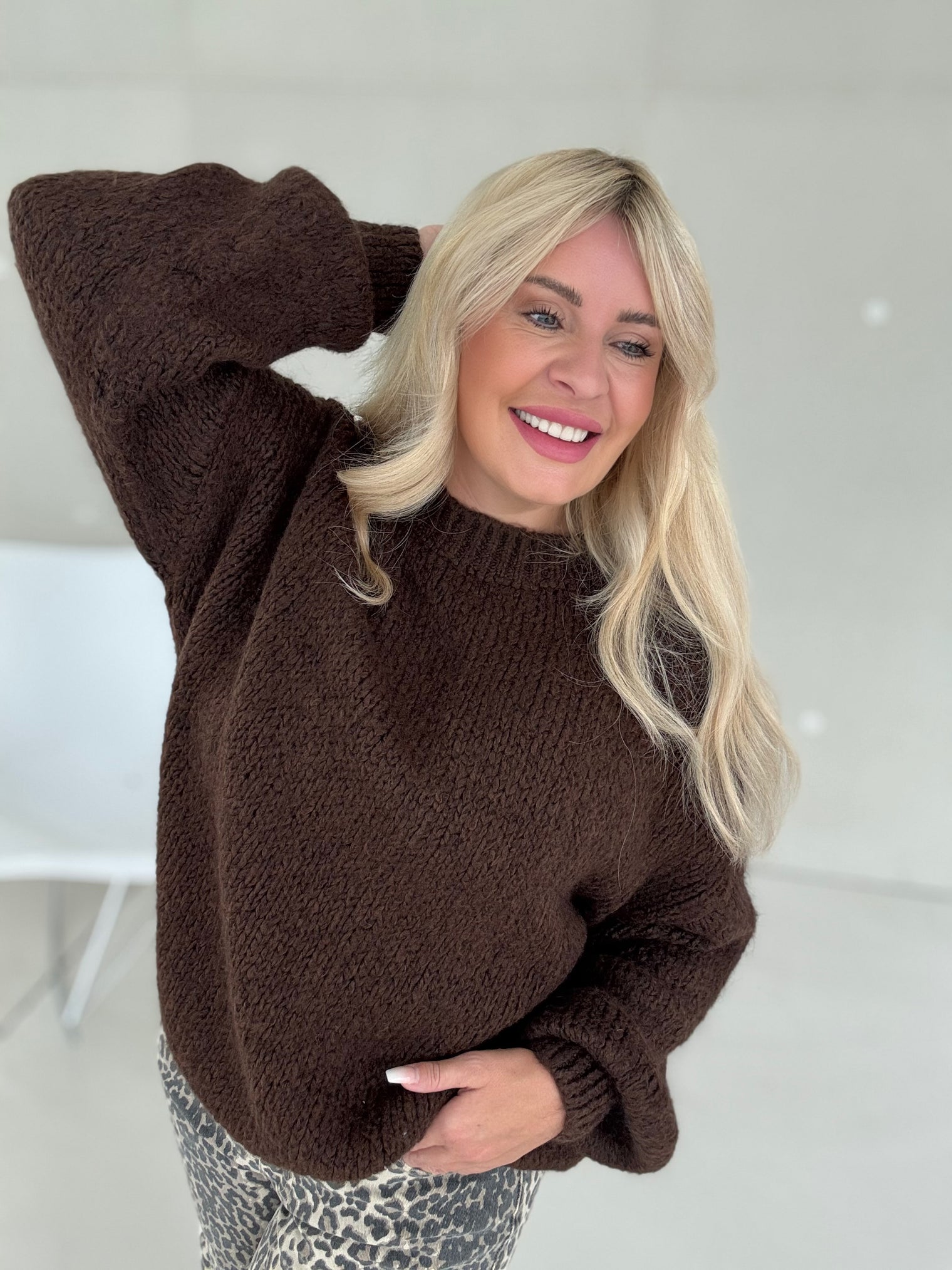 Signature Pullover MOCHA MOUSSE