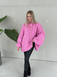 Strickjacke SUPER SOFT Candy pink