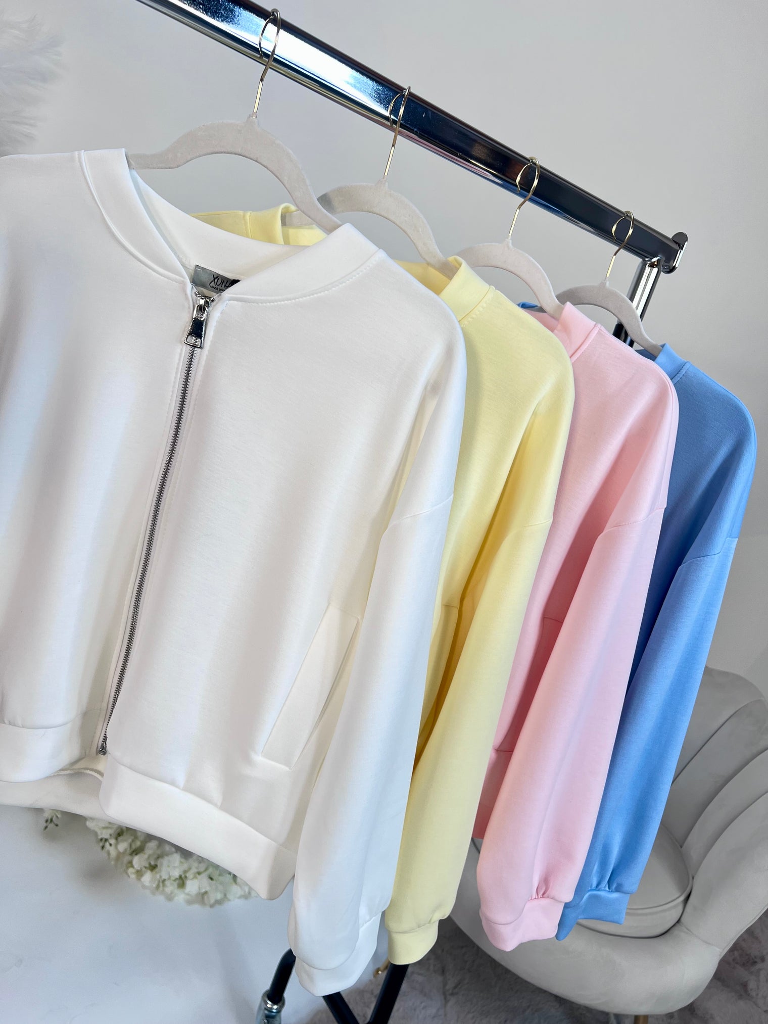 Jacke mit Reißverschluss LUXURY SOFTNESS