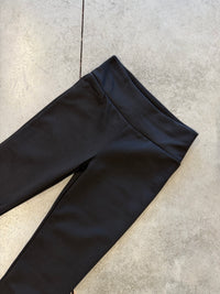 Butterstoff Bootcut Leggings mit ausgestelltem Bein schwarz